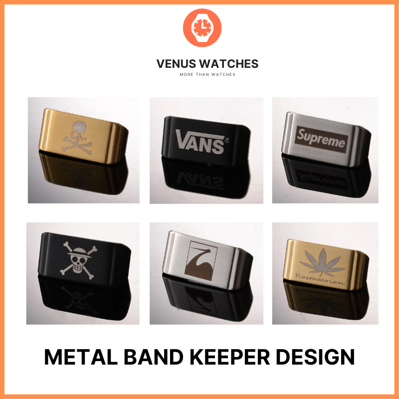 [นาฬิกา VENUS]CUSTOMIZED 22MM UNIVERSAL METAL BAND KEEPER DESIGN
