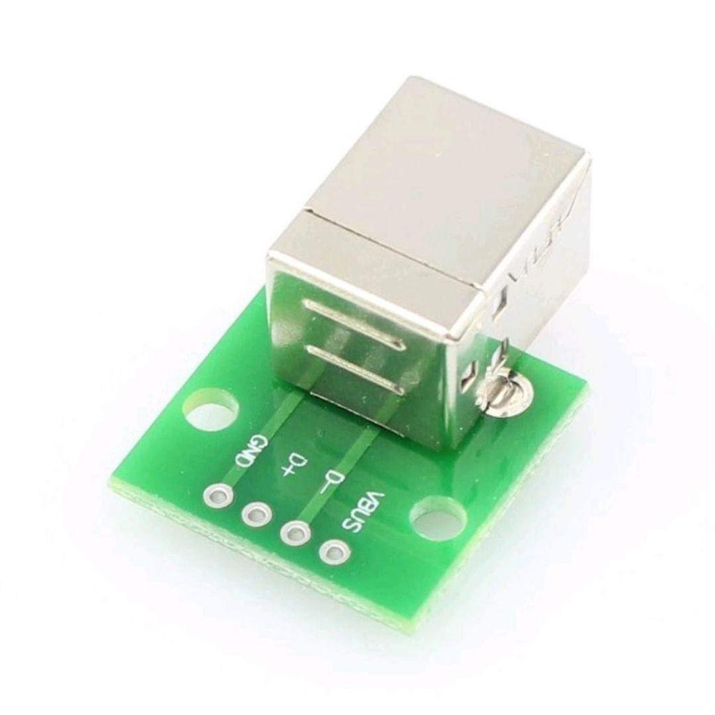 USB Type B Female ถึง 2.54MM Header Adaptor Board