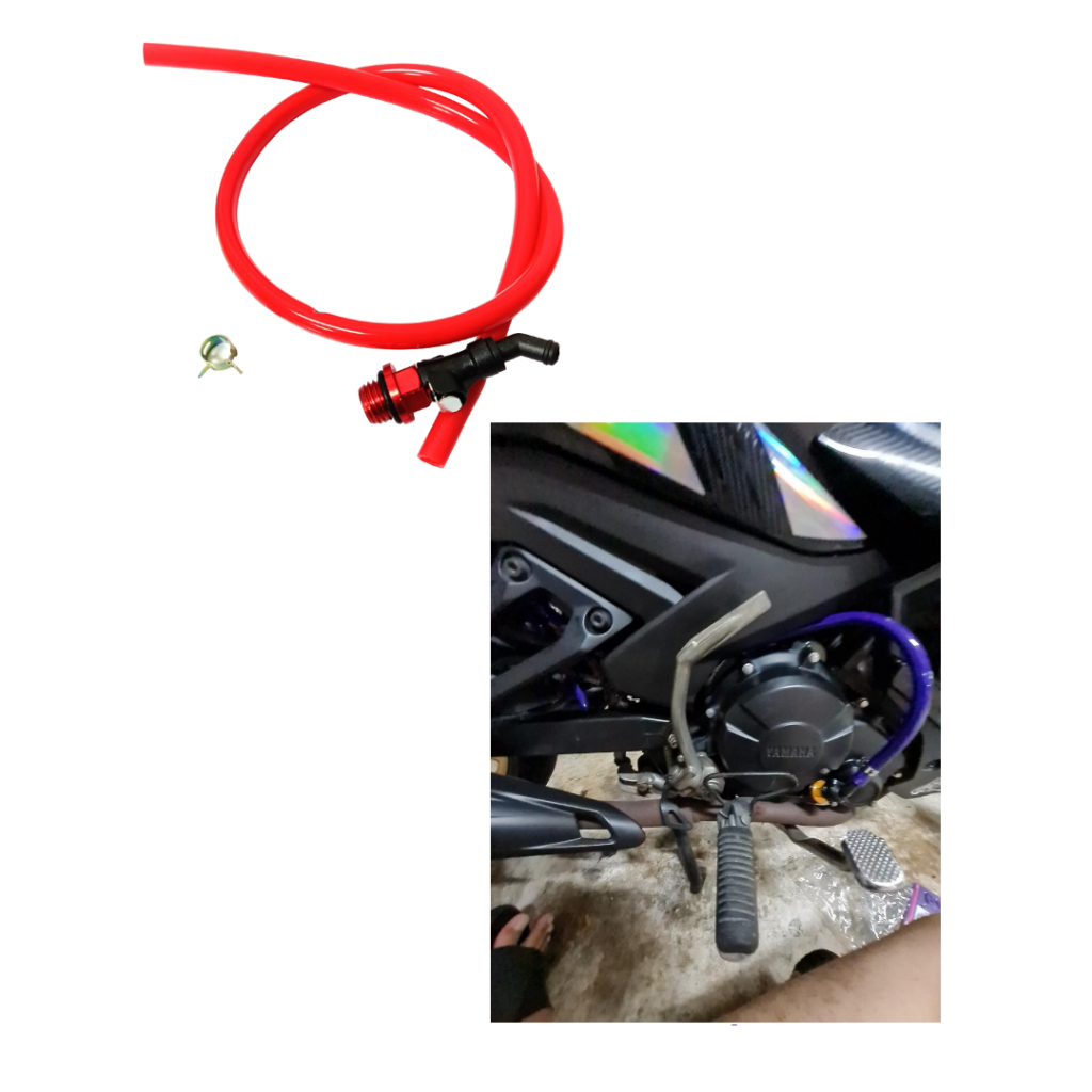 KINGDRAG Bypass Tube Joint Universal Cooling Pipe Motor Y15ZR LC135 MT15 R15 NMAX NVX EX5 DREAM RSX1