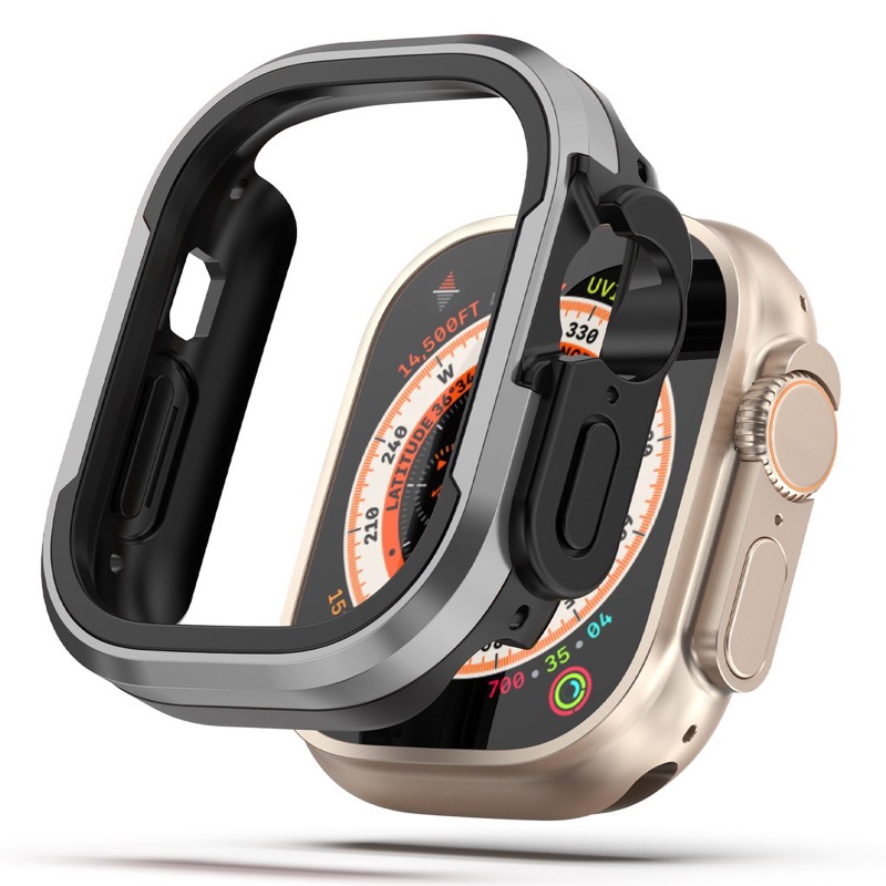 เคสนาฬิกาข้อมือ แบบสองชั้น สําหรับ Apple Watch Ultra 49 มม.