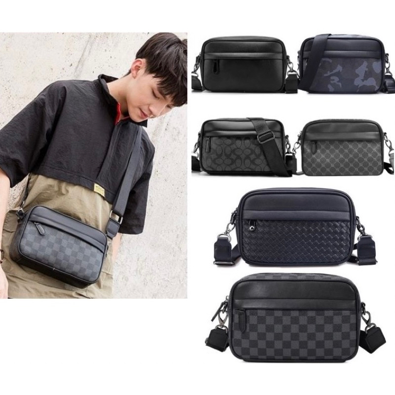 PRIA Sl117 - กระเป๋าสะพายข้างผู้ชาย หนังพรีเมี่ยม กันน้ํา DISTRO IMPORT ล่าสุด Boys