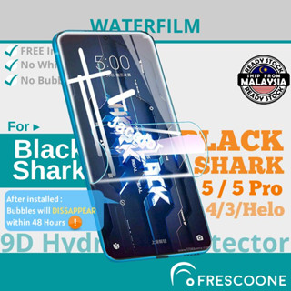 Waterfilm ฟิล์มไฮโดรเจลนิ่ม กันรอยหน้าจอ สําหรับ BlackShark 5 5 Pro Black Shark 4 3 2 Helo