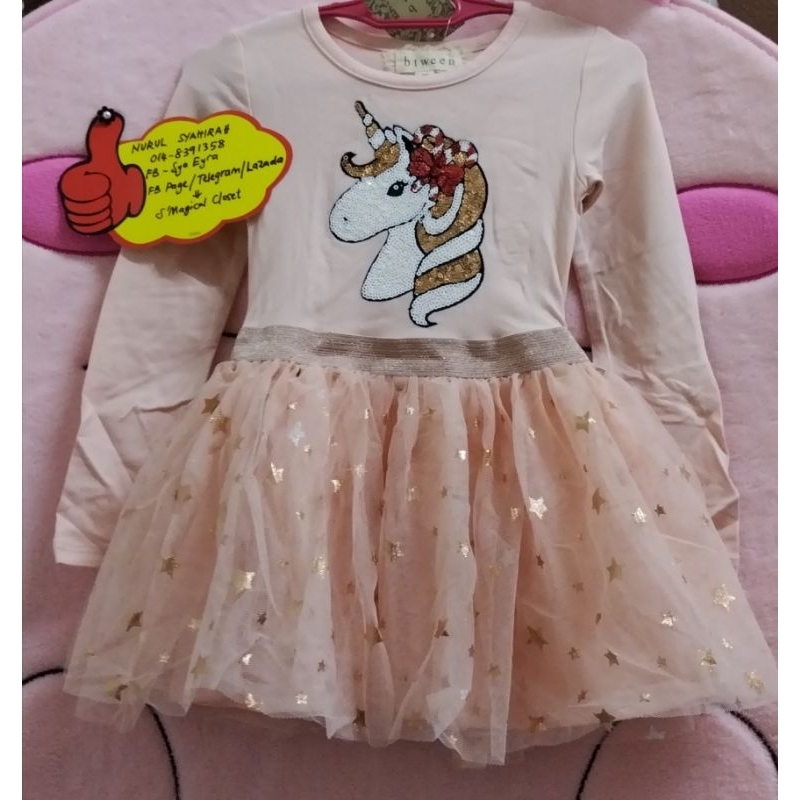 Btween DRESS BRANDED OVERSEA GIRL DRESS เด็ก / PARTY DRESS เด็ก GIRL