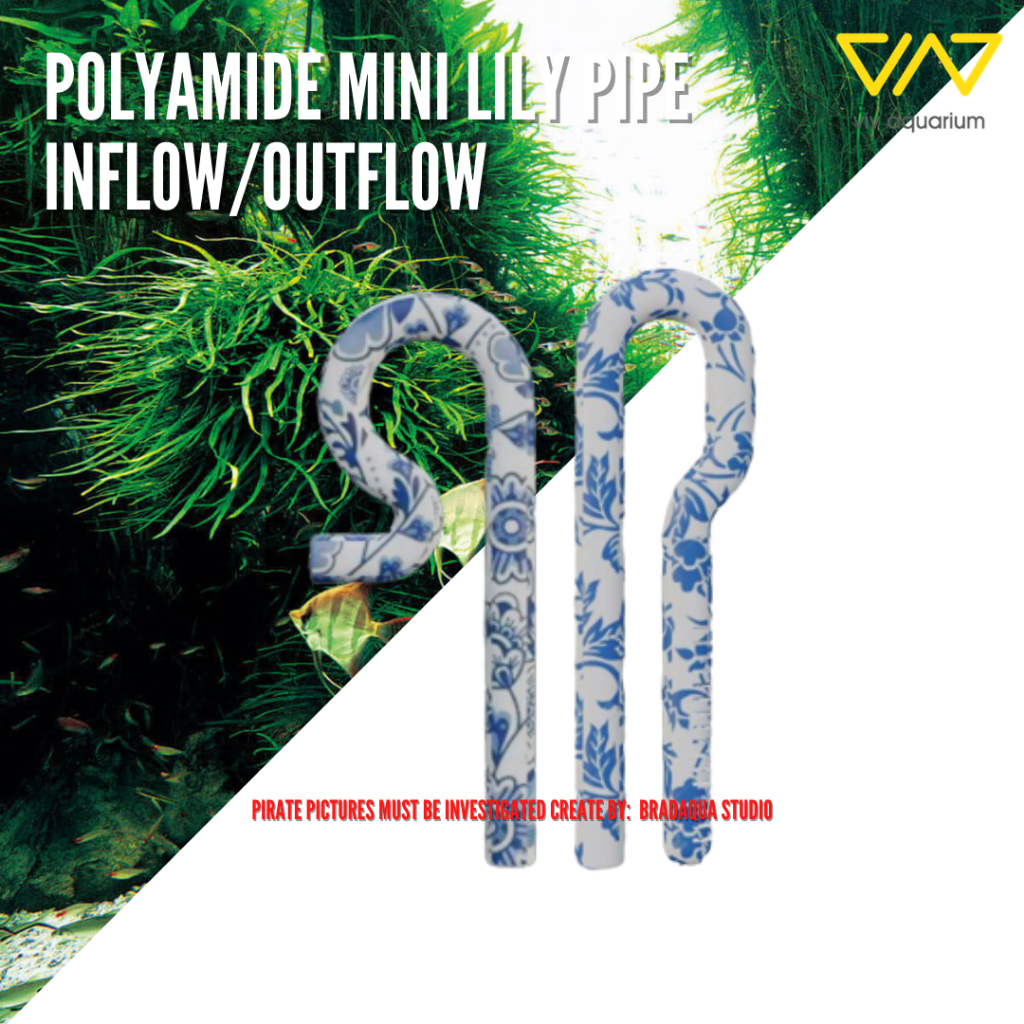VIV Polyamide Mini Lily Pipe Outflow & Inflow 10mm/ 13mm