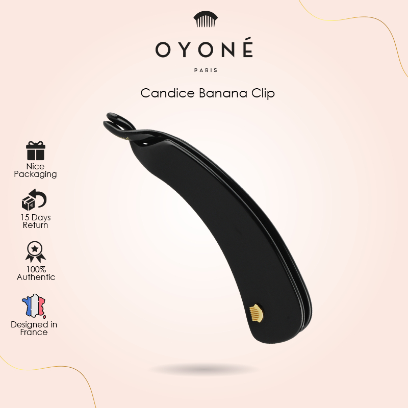 Oyone Paris Candice Banana Clip Classic Essential Hair Clip Hair Claw Sepit Rambut Banana夹