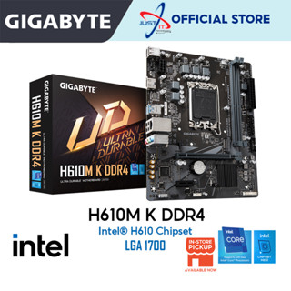 Gigabyte H610M K DDR4 LGA1700 เมนบอร์ดคอมโบ I3-13100 I3-12100 12100F I5-12400 12400F I5-13400 13400F