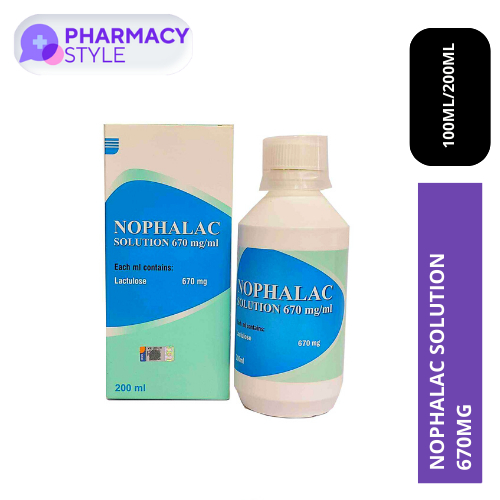 Lactulose Nophalac Solution 670MG/ML 100ml/200ML