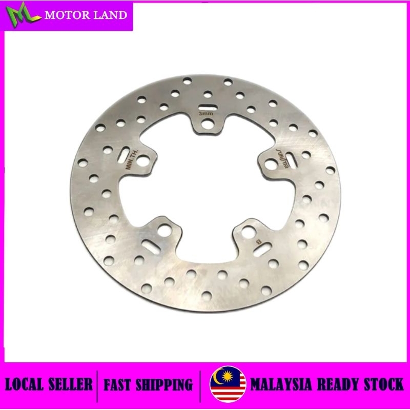 0YAMAHA Y15 Y15Z Y15ZR YSUKU FZ150i Y16 Y16Z Y16ZR STD 3.0 มม.แผ่นหลังจานPiring Discจานด้านหลัง