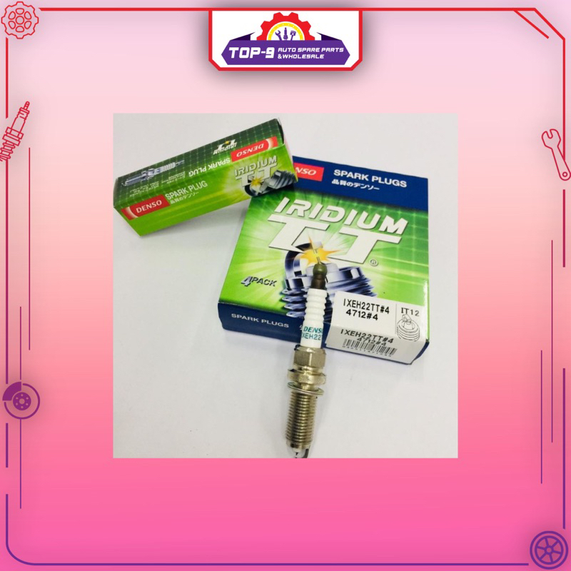 IXEH22TT 4712 Denso Iridium TT Power SPARK PLUG 4712 TOYOTA NISSAN PROTON PERODUA