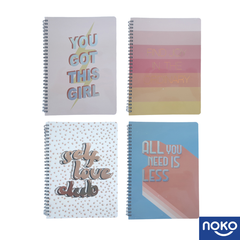 NOKO Notebook Meaning Quotes Soft Color B5