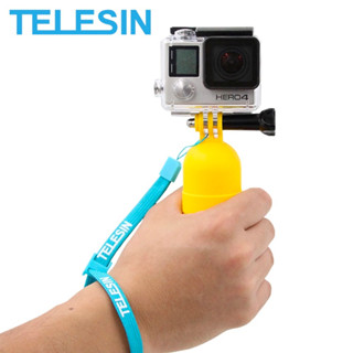 Telesin มือจับลอยน้ํา สําหรับกล้อง GoPro HERO Insta360 ONE DJI ACTION