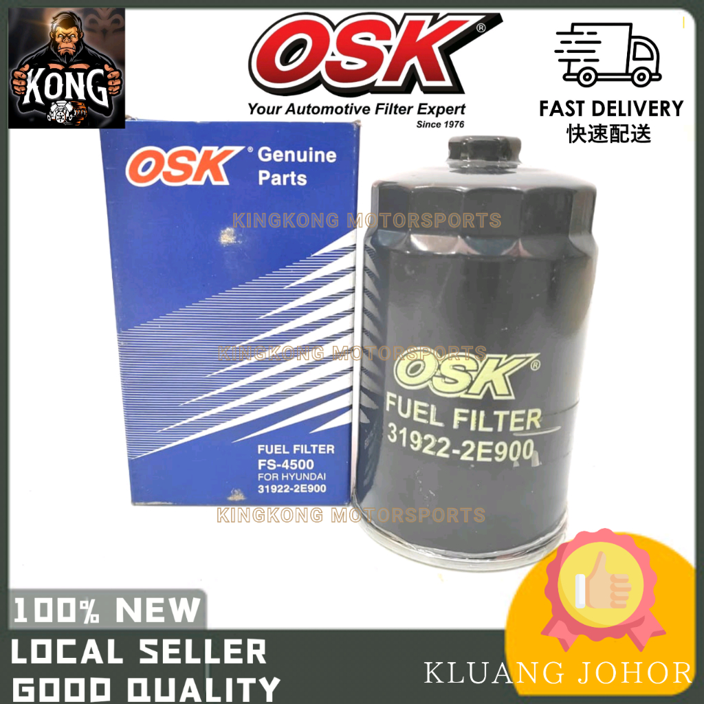 OSK FUEL FILTER FS-4500 HYUNDAI STAREX FUEL FILTER ดีเซลกรอง 31922-4H000 31922-4H001 3192-2E900 PENA