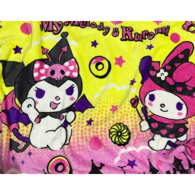 ผ้าห่ม การ์ตูน My Melody x Kuromi x Mr Donut Selimut