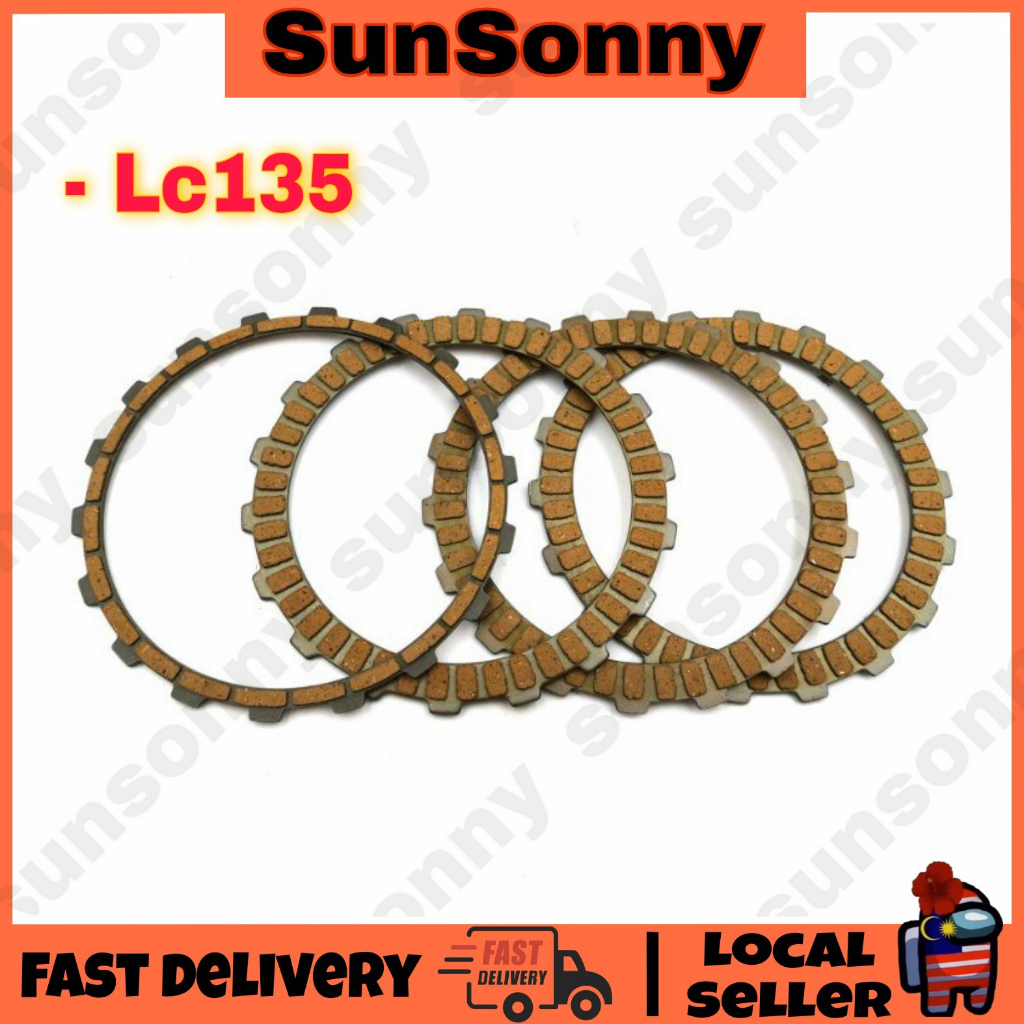 YAMAHA LC135 135LC LC 135 CLUTCH KEVLAR CLUTCH DISC SET CLUTCH PLATE ASSY - DONGYUE