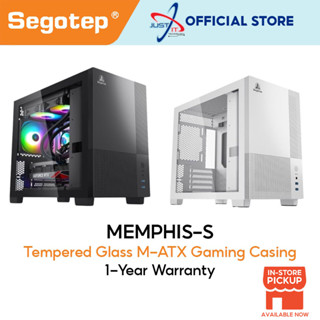 Segotep MEMPHIS-S เคสกระจกนิรภัย M-ATX (สีดํา / สีขาว)