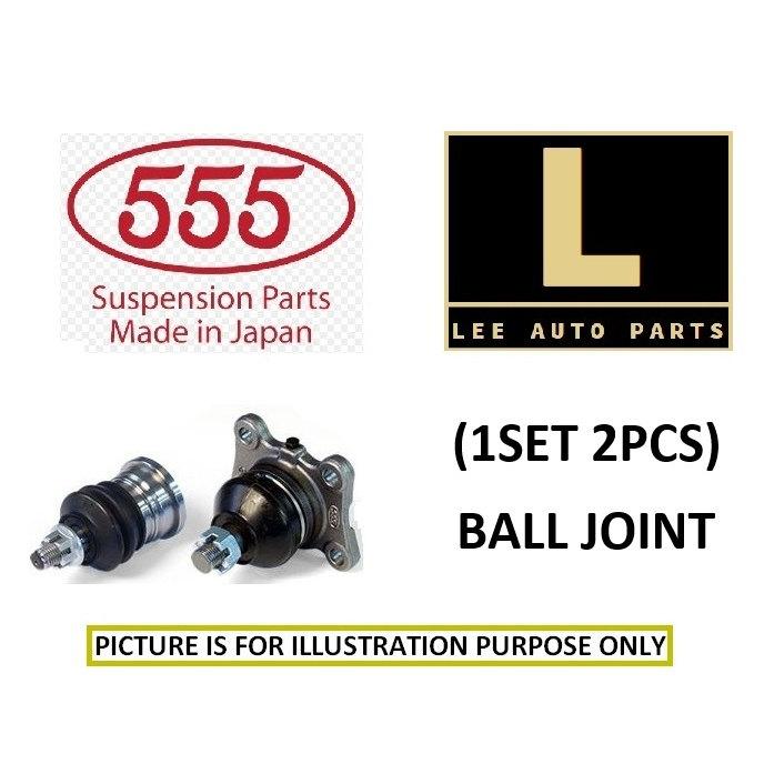 UNSER KF80 & LITEACE KM36 (2PCS) 555 JAPAN LOWER UPPER ARM BALL JOINT