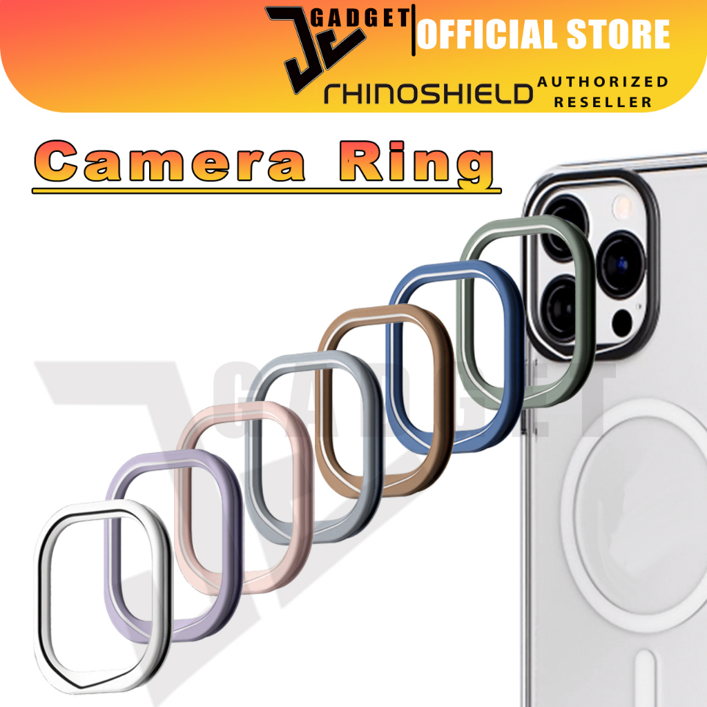 RhinoShield Clear Case Solid Suit Casing for i Phone 14 / 13 Series - CAMERA RING ONLY [Add-On]