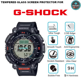 Casio PROTREK PRG-340-1 Series 9H กระจกนิรภัยกันรอยหน้าจอ PRG340 PRO TREK ป้องกันรอยขีดข่วน