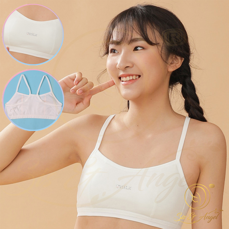 Sis & Angel Girl Tank Training Bra School Bra Kid Bra Simple Bra Baju Dalam Sekolah - S024