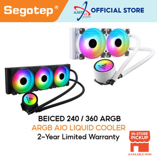 Segotep BEICED 240 / 360 ARGB AIO ลิควิดคูลเลอร์ (สีดํา / สีขาว)