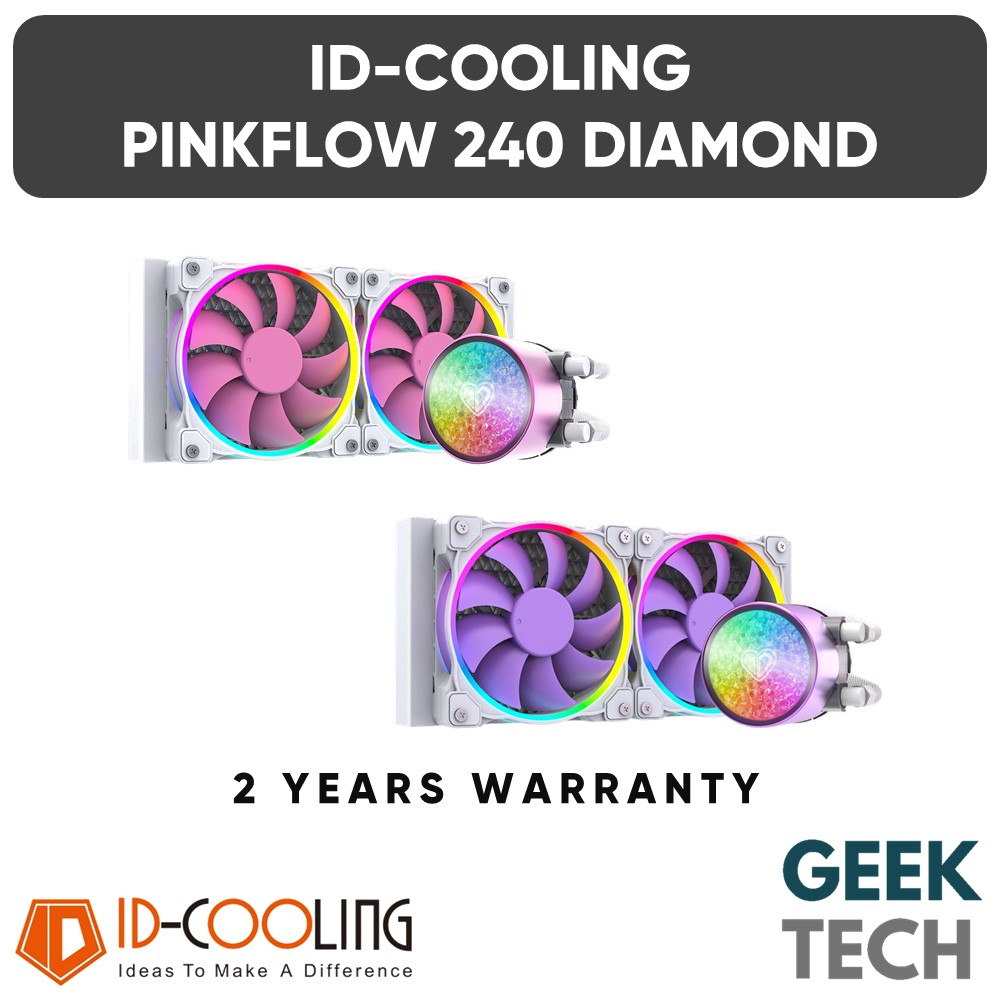 ID-COOLING PinkFlow 240 Diamond 240mm AIO Liquid Cooler