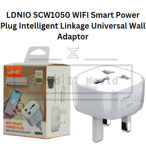 LDNIO SCW1050 WIFI ปลั๊กไฟอัจฉริยะเชื่อมโยงอัจฉริยะ Universal Wall Adaptor