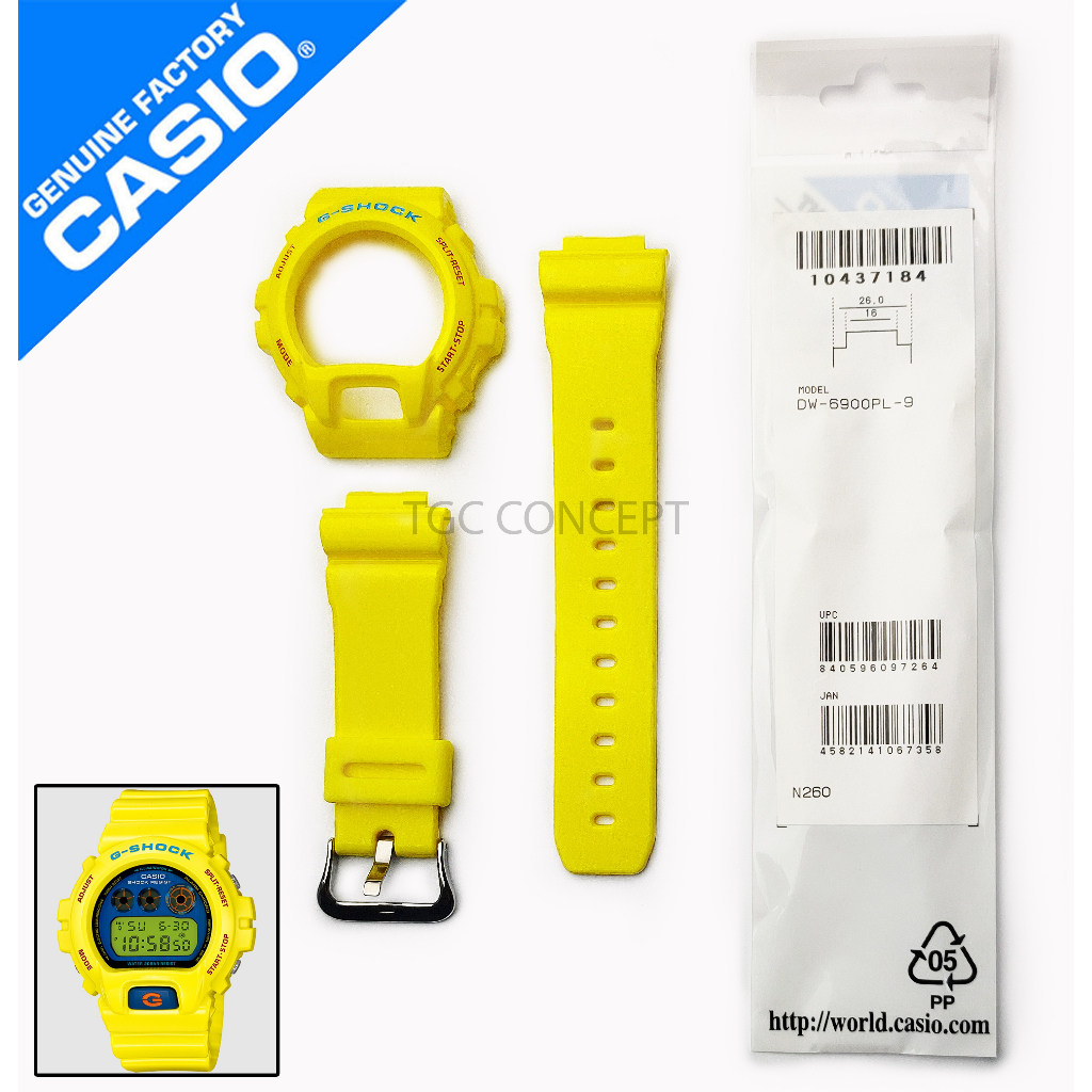 ชิ้นส่วนอะไหล่ฝาวงสําหรับ G-shock DW-6900PL-9 DW6900PL-9 DW6900PL DW-6900 !!
