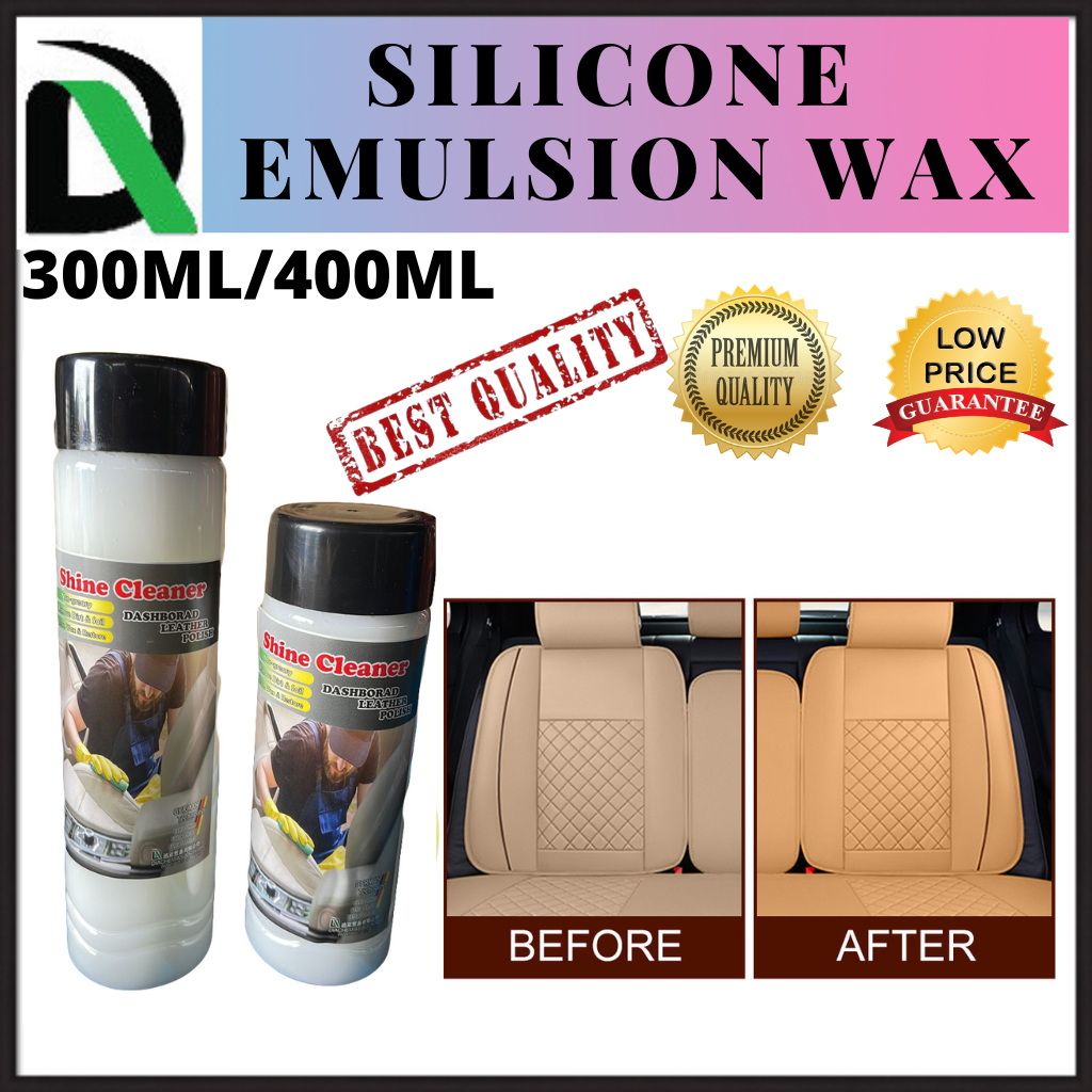 Leather / Dashboard Shine Emulsion Silicone wax [ Extra Shine / ทนทาน ]