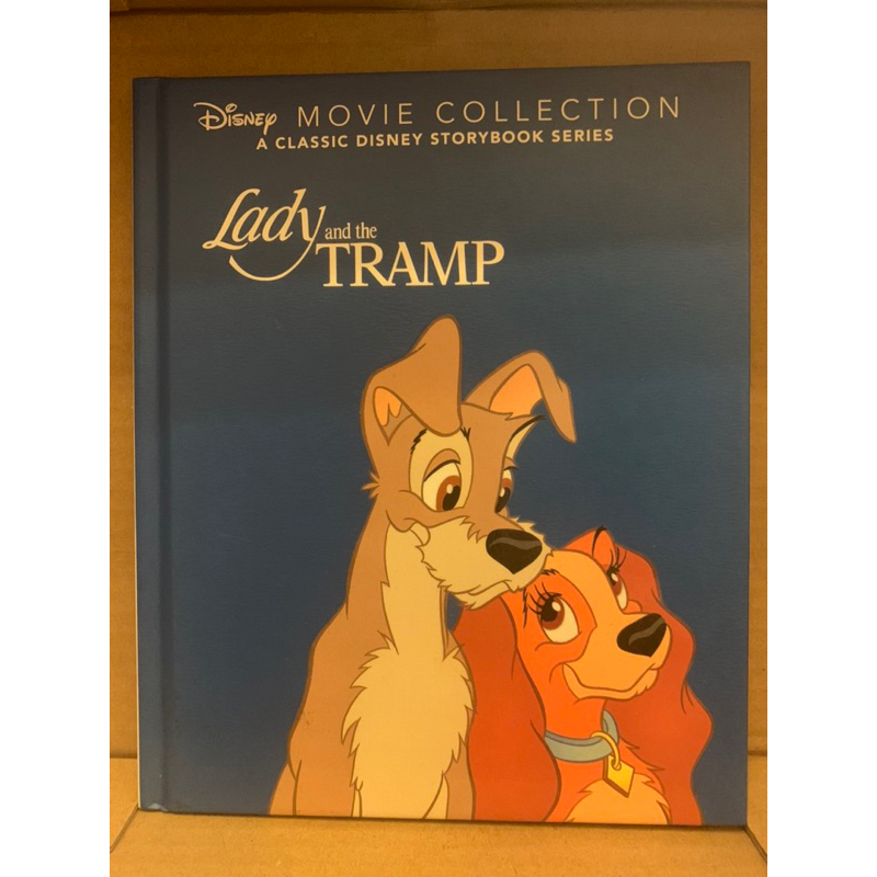 หนังสือนิทานภาพยนตร์ Lady and the Tramp-Disney (preloved)