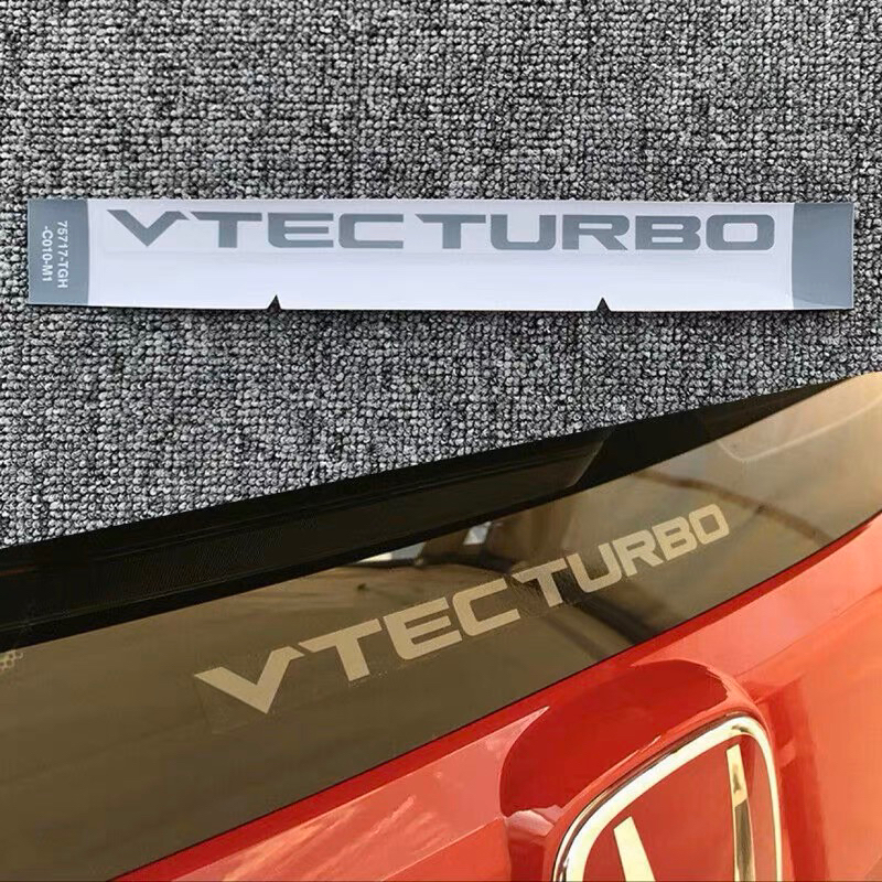 สติ๊กเกอร์ VTEC TURBO Honda Civic FK8, FK7
