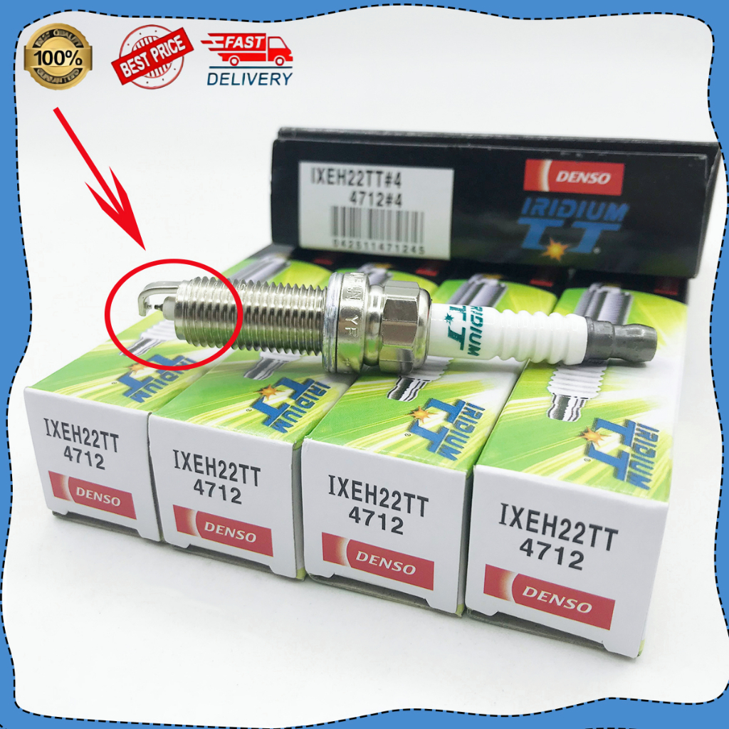 DENSO Iridium IXEH22TT หัวเทียนสําหรับ Proton /Toyota/ Nissan/Iriz/ Perodua bezza / Subaru/ Mazda/ H