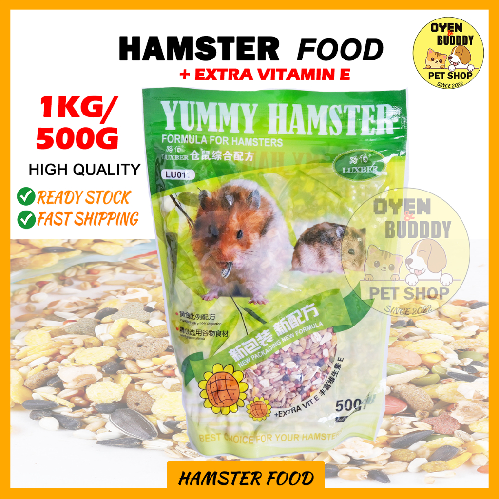 (CLEARANCE) LUXBER Yummy Hamster Food Makan Hamster 500G 1kg