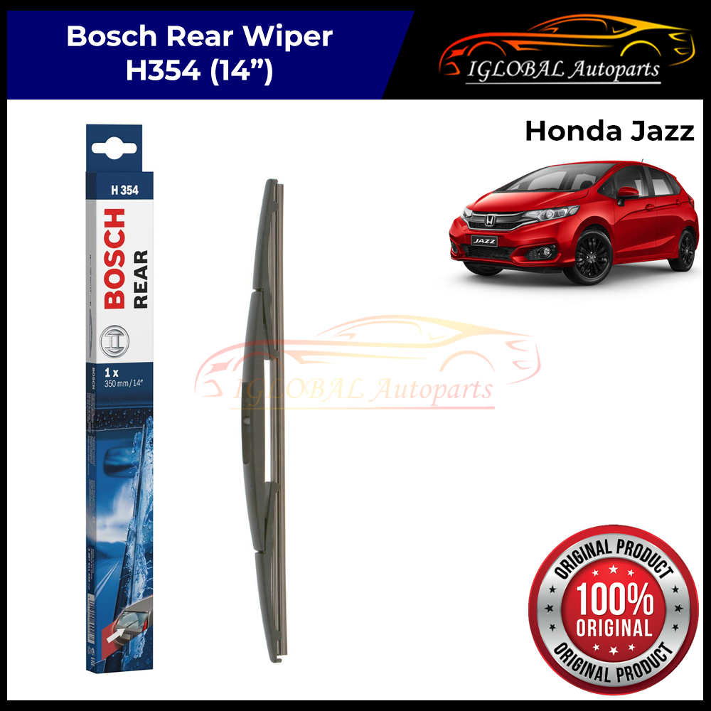 [ที่ปัดน้ําฝนหลัง] ใบปัดน้ําฝน Honda Jazz Bosch H354 (14")