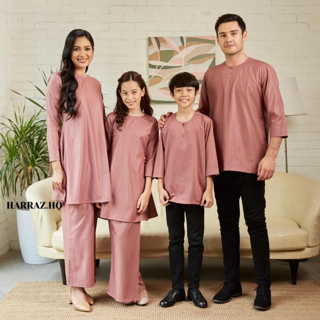 [OBSOLETE SOON] BAJU KURUNG PAHANG DUSTY PINK