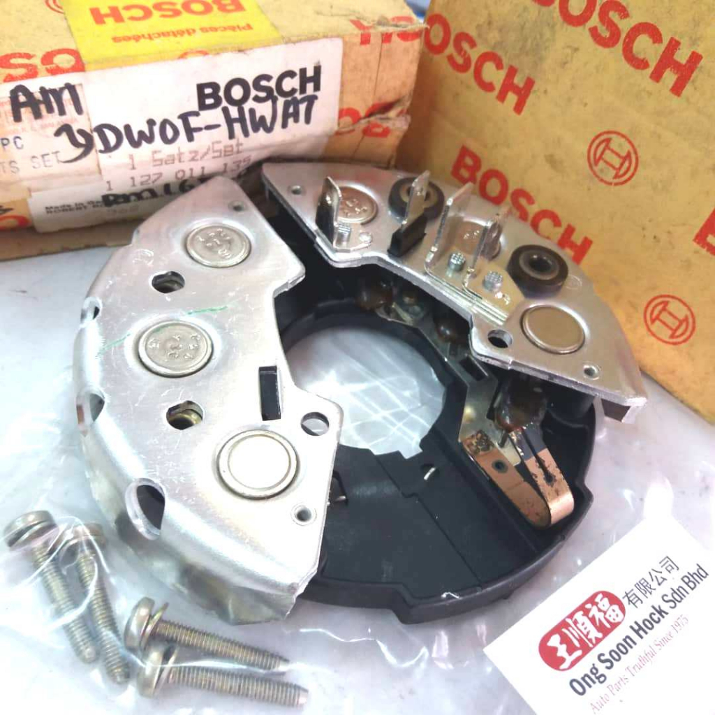 เครื่องกําเนิดไฟฟ้ากระแสสลับ Diode Bracket Mercedes W115 W114 VW Jetta Monark 088 375 502 Bosch 1127