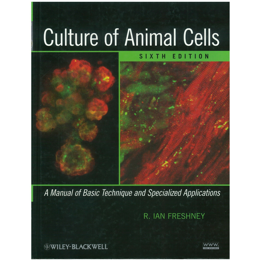 [BOOK Store] เซลล์วัฒนธรรมสัตว์ (รุ่นที่ 6)