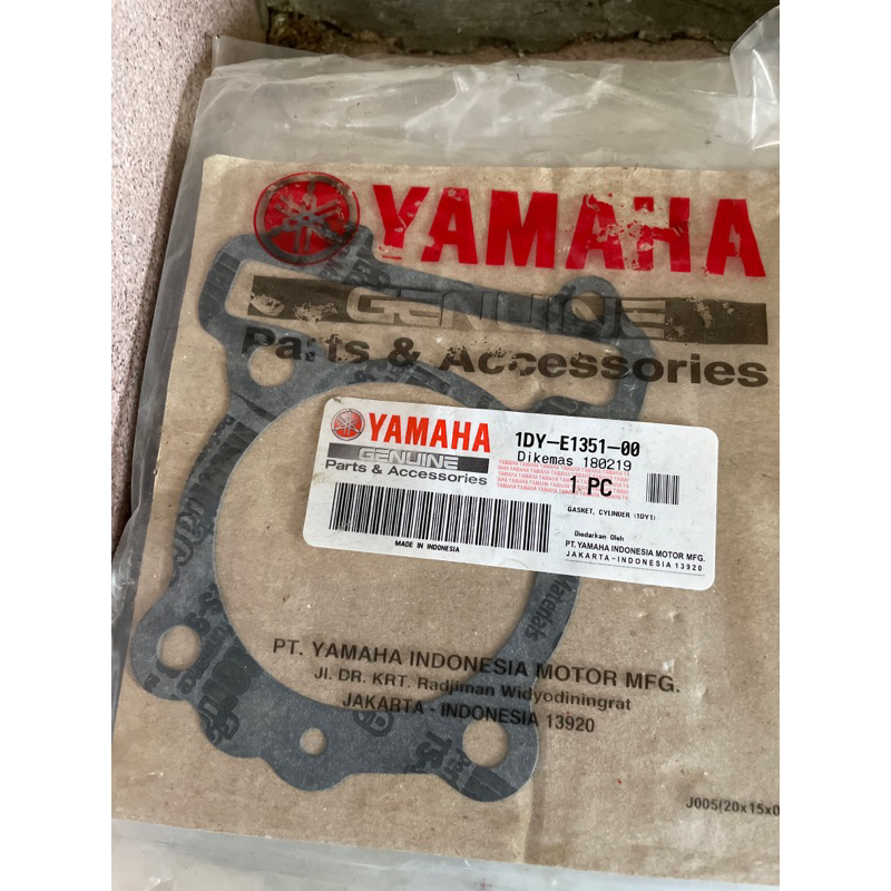 YAMAHA SRL115 FI BLOCK GASKET 1DY-E1351-00>