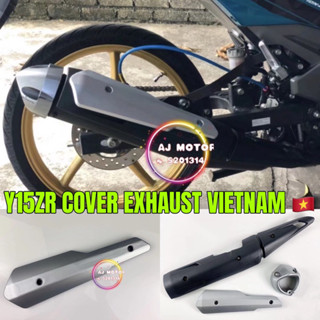 Y15zr V1-V2 ท่อไอเสีย สีเงิน สําหรับ YAMAHA Y15 EKZOS