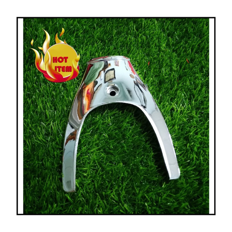 Honda c70 ฝาครอบโช๊คหน้าโครเมียม