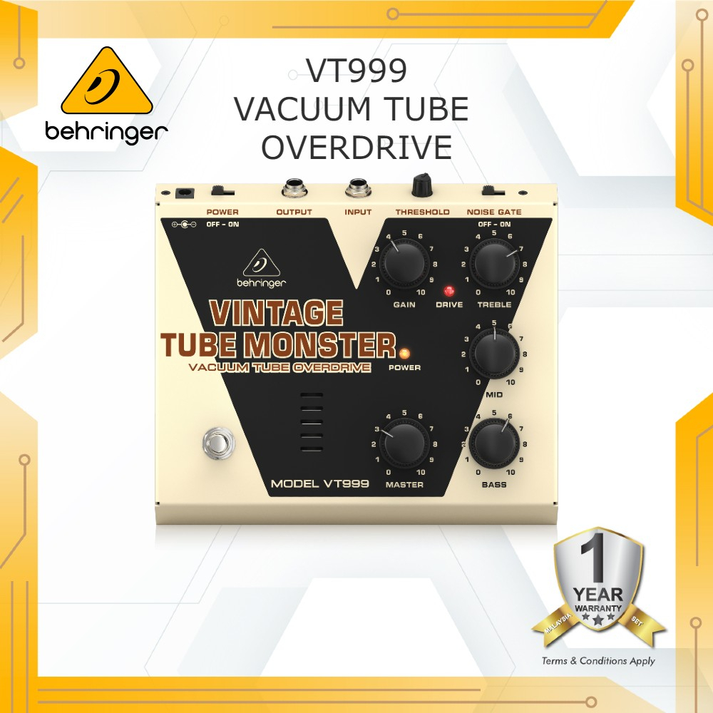 BEHRINGER VT999 Classic Vacuum Tube Overdrive