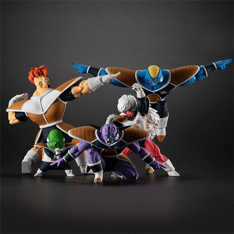 DRAGON BALL FRIEZA FREEZA Ginyu Forces (ชุด 5 ชิ้น) PVC FIGURE Goku Trunks Frieza Vegeta Gohan