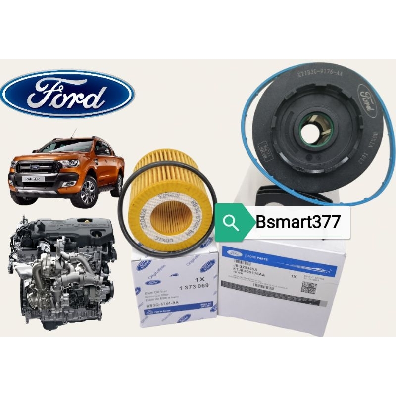 Ford ranger t7 t8 t9 2.0L bi-turbo 10speed กรองดีเซล/กรองเชื้อเพลิง ktjb3g-9176-aa (jb3z9365a)/กรองน