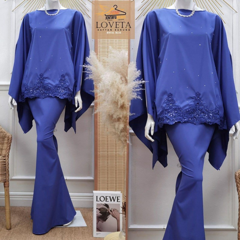 LOVETA KURUNG ROYAL BLUE