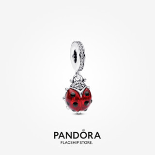 Pandora จี้เต่าทอง สีแดง ของขวัญวันหยุด สําหรับผู้หญิง p804