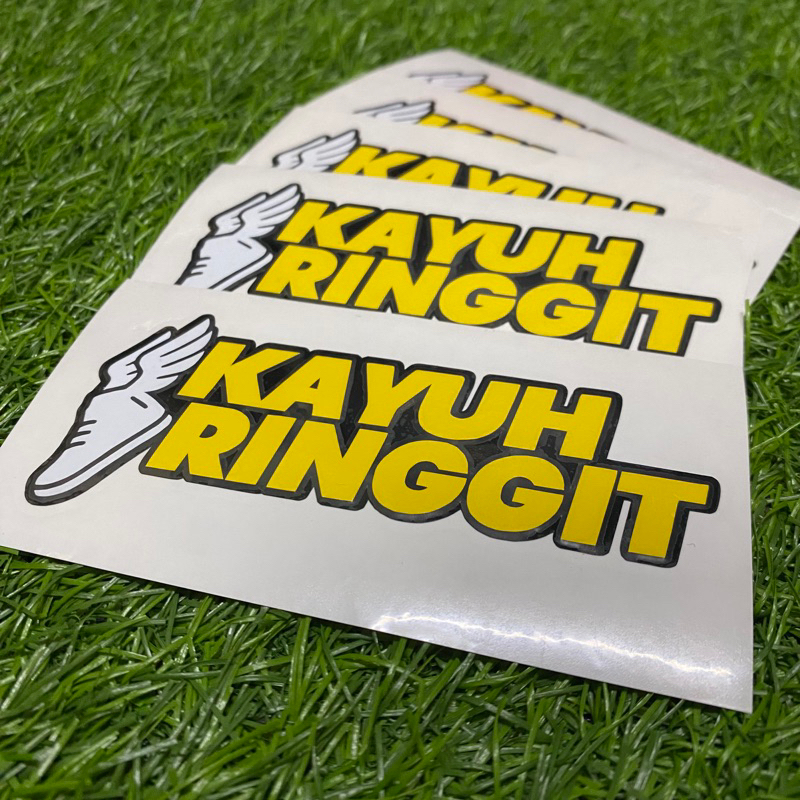 สติ๊กเกอร์ KAYUH RINGGIT | สติ๊กเกอร์มอเตอร์ | สติ๊กเกอร์ KERETA