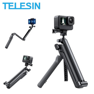 Telesin ขาตั้งกล้องเซลฟี่ 3 ทาง สําหรับกล้อง GoPro HERO Insta360 ONE DJI ACTION