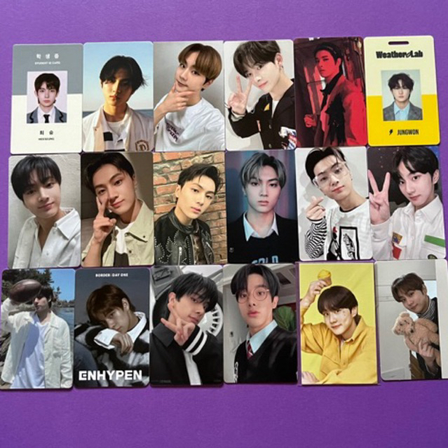 Enhypen PHOTOCARD JUNGWON ID / JAY