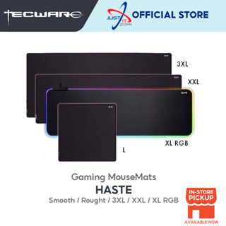 Tecware Haste แผ่นรองเมาส์เกมมิ่ง และแผ่นรองเมาส์ RGB