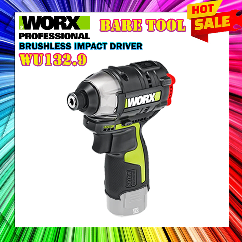 WORX WU132.9 ไดร์เวอร์กระแทกไร้สายแบบไม่มีแปรงไดร์เวอร์กระแทกไร้สาย (WU 132)