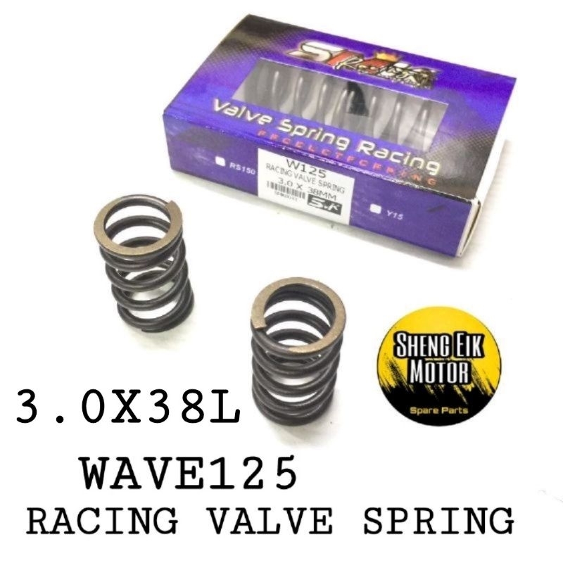 WAVE125 RACING วาล์ว SPRING(3.0X35L)(3.2x38L) SMK RACING